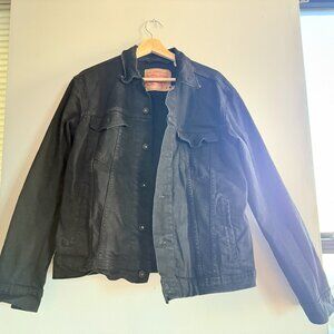 Levi’s Black Denim Trucker Jacket – Size M